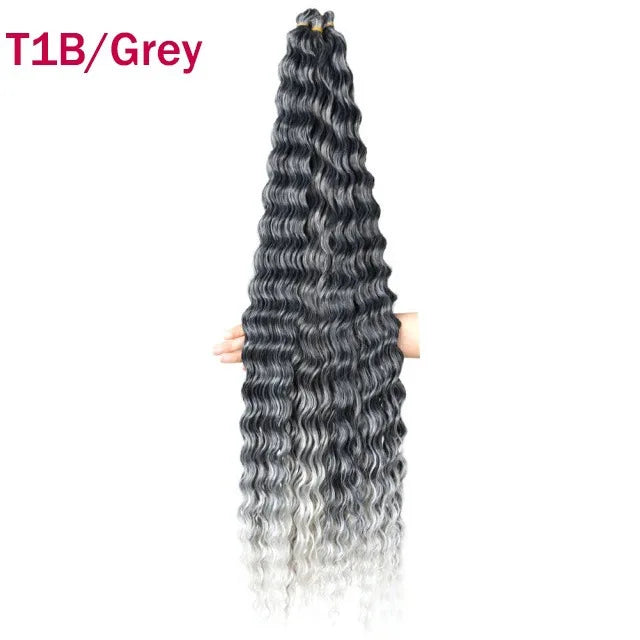 WIGSIN 30Inch Synthetic  Long Deep Wave Hair - ATSProducts