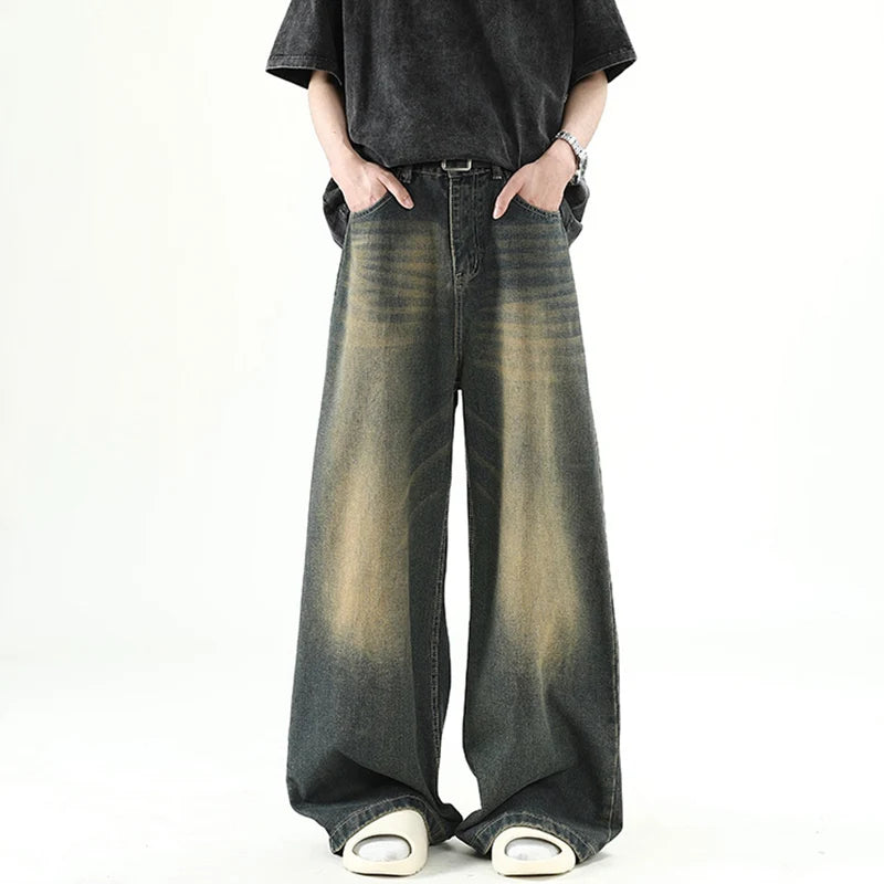 Men Denim Stone Washed Jeans - ATSProducts