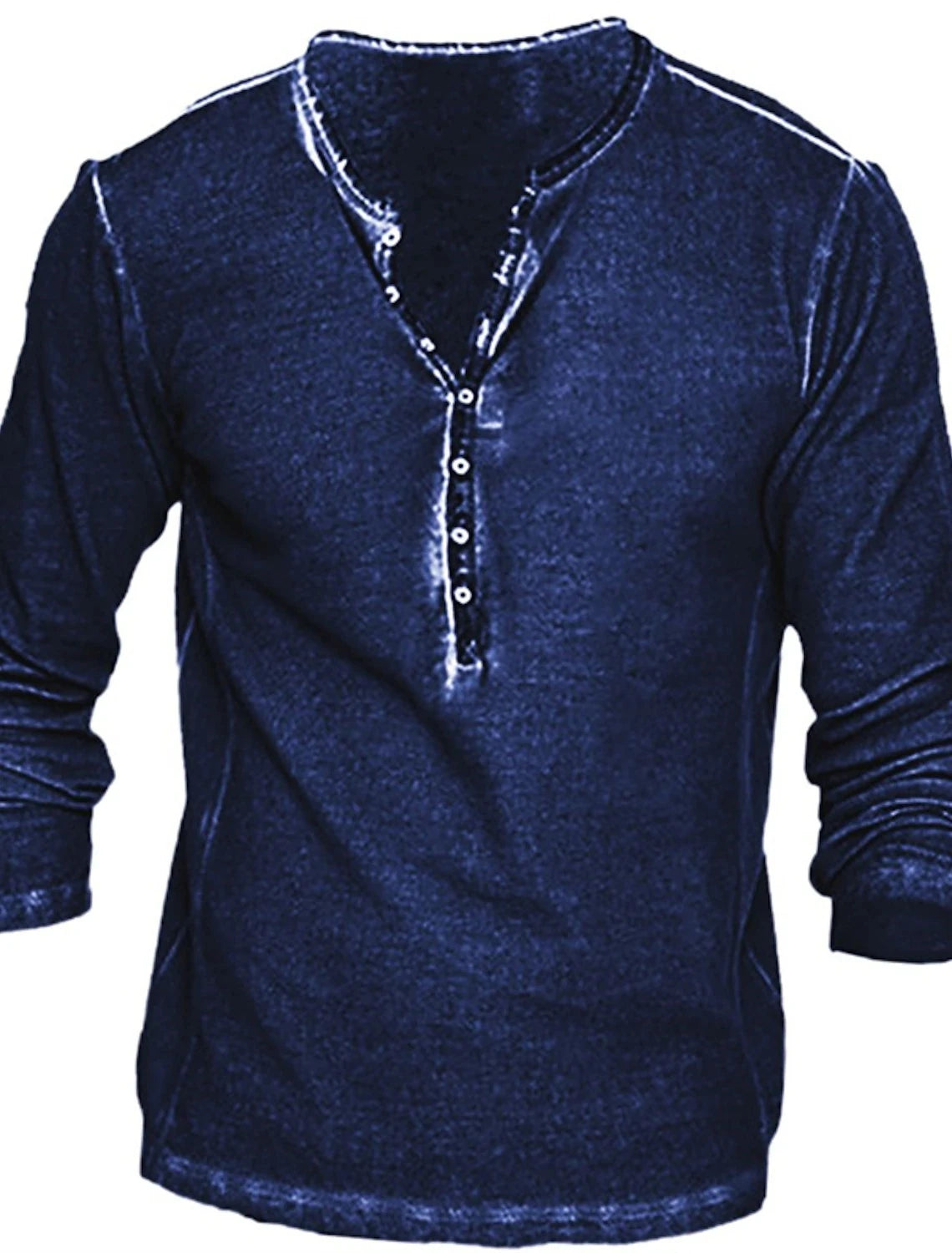 3D Design Button-Up V-Neck Shirt - ATSProducts