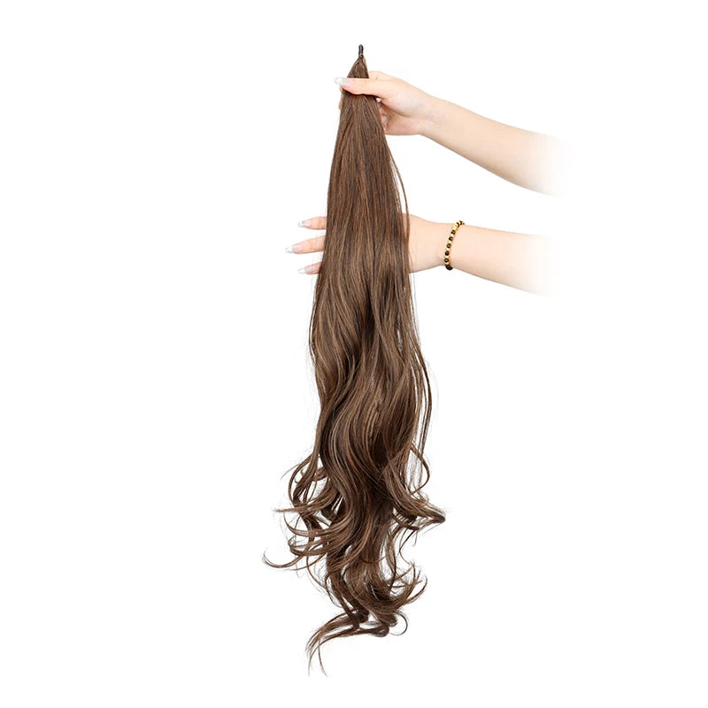 WIGSIN Synthetic 32Inch Long Curly Wavy Ponytail - ATSProducts