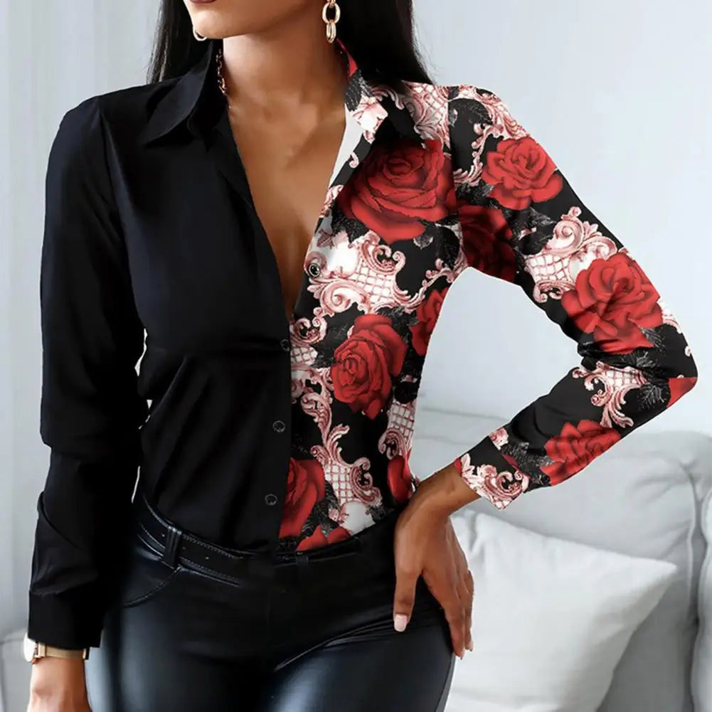 Sanwood Graphic Blouse - ATSProducts