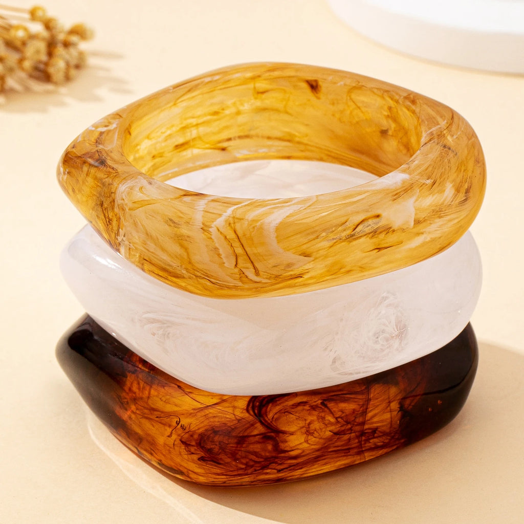 Polygonal Translucent Wide Bracelet - ATSProducts