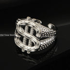 MoonBiffy Luxury Gold Or Silver Dollar Sign Ring - ATSProducts