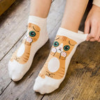 5/10 Pairs Cartoon Cat Ankle Socks - ATSProducts