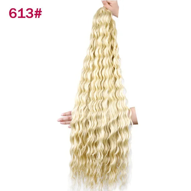 WIGSIN 30Inch Synthetic  Long Deep Wave Hair - ATSProducts