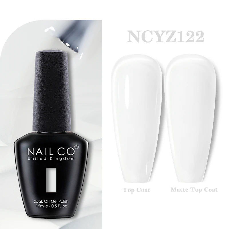 NAILCO 283Colors Gel Nail Polish Top Base Varnish - ATSProducts