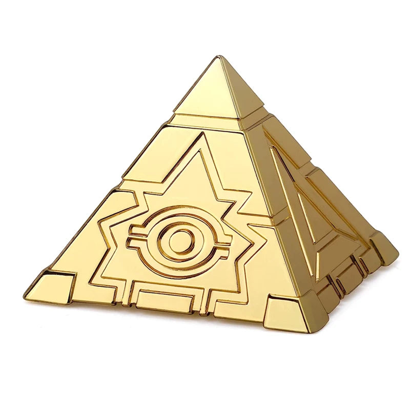 Muddy Puddles Pyramid Fidget Spinner Metal Spinning Tops - ATSProducts