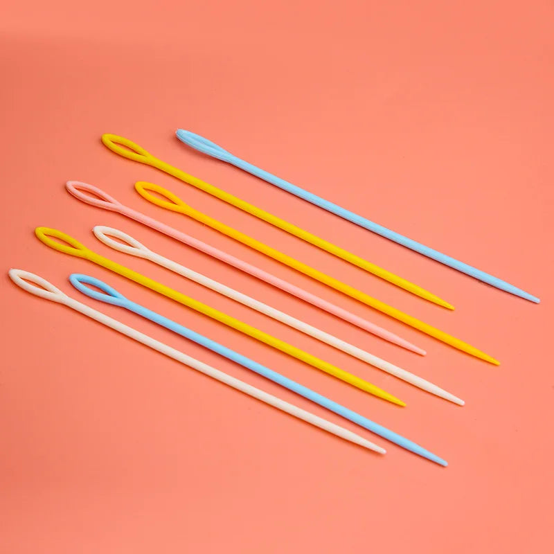 QervFlo 50pcs 7cm 9cm 15cm Plastic Knitting Needles - ATSProducts