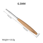 3-12mm Solid Wood Handle Crochet Hooks - ATSProducts