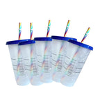5Pc Tumbler Set with Straw - ATSProducts
