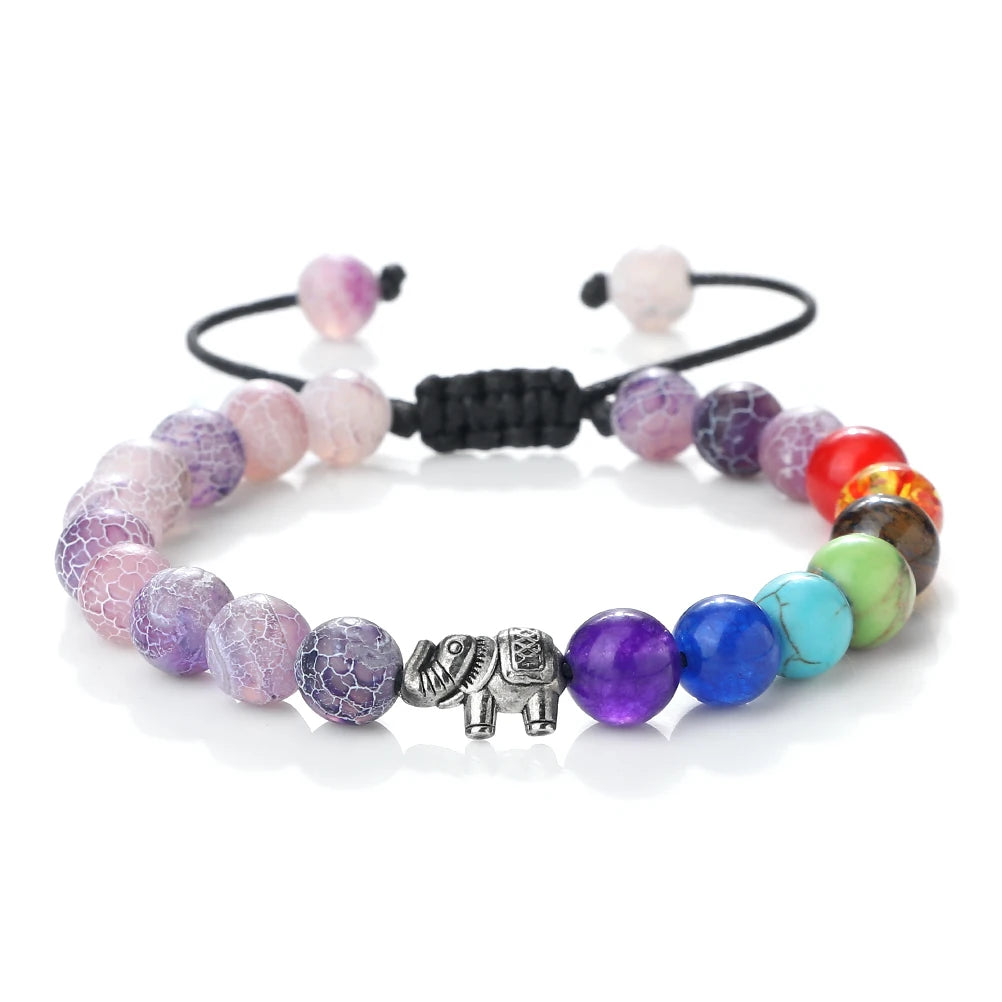 Handmade Natural Stone 7 Chakra Beaded Bracelets - ATSProducts
