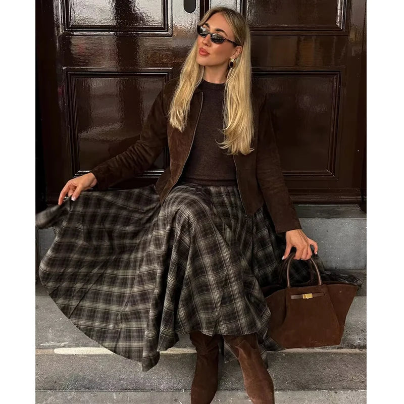 SFSHB&Za British Plaid Skirt - ATSProducts