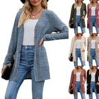 Mooclound Loose Long Pit Pocket Cardigans - ATSProducts