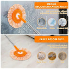 Round Cleaning Mop with Extension Pole - ATSProducts