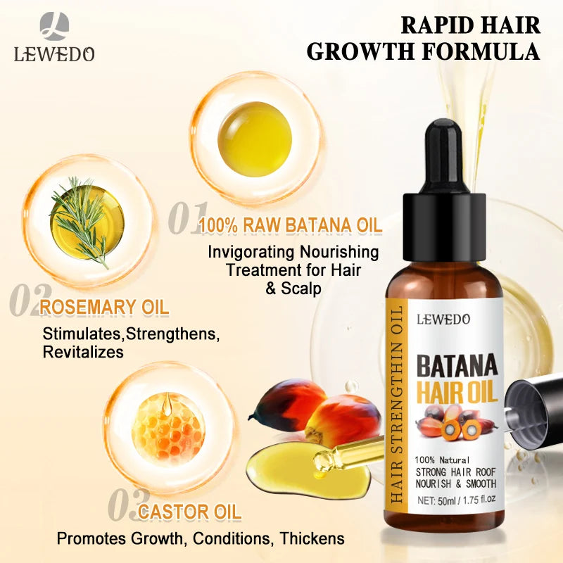 Lewedo Hair Growth Batana Oil Serum