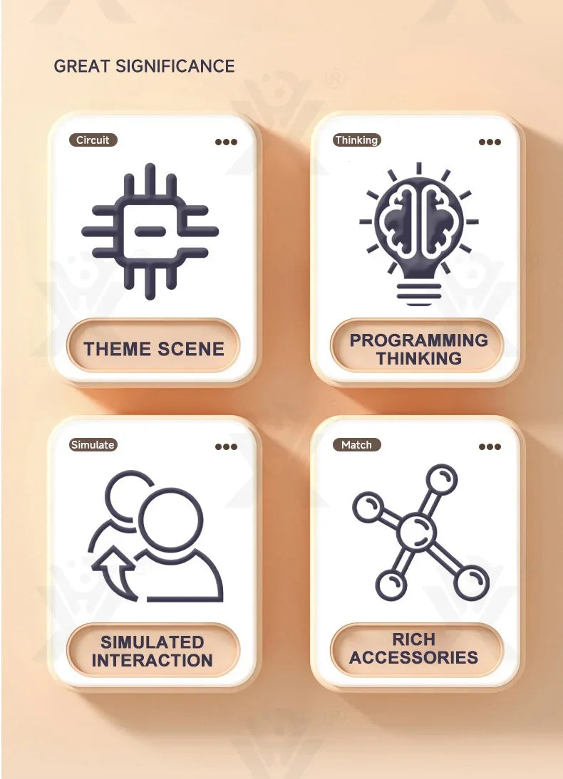 Science DIY Electronic Blocks Kits Circuits Educational - ATSProducts