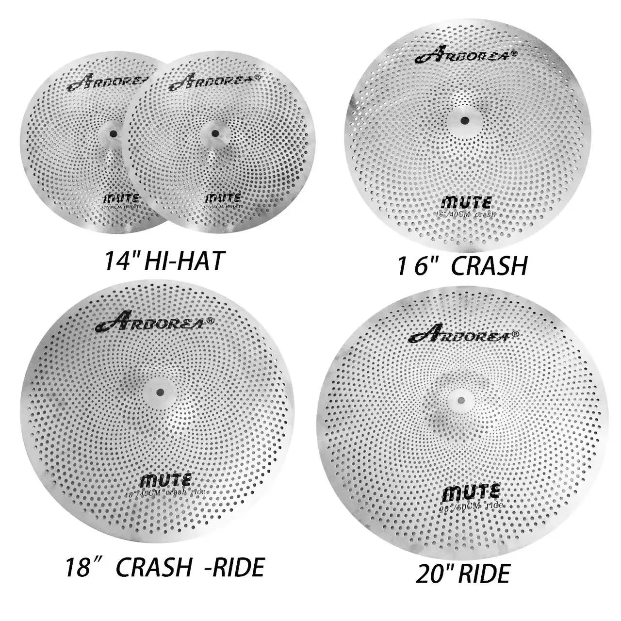 Arborea 5pcs Mute Cymbal Set - ATSProducts