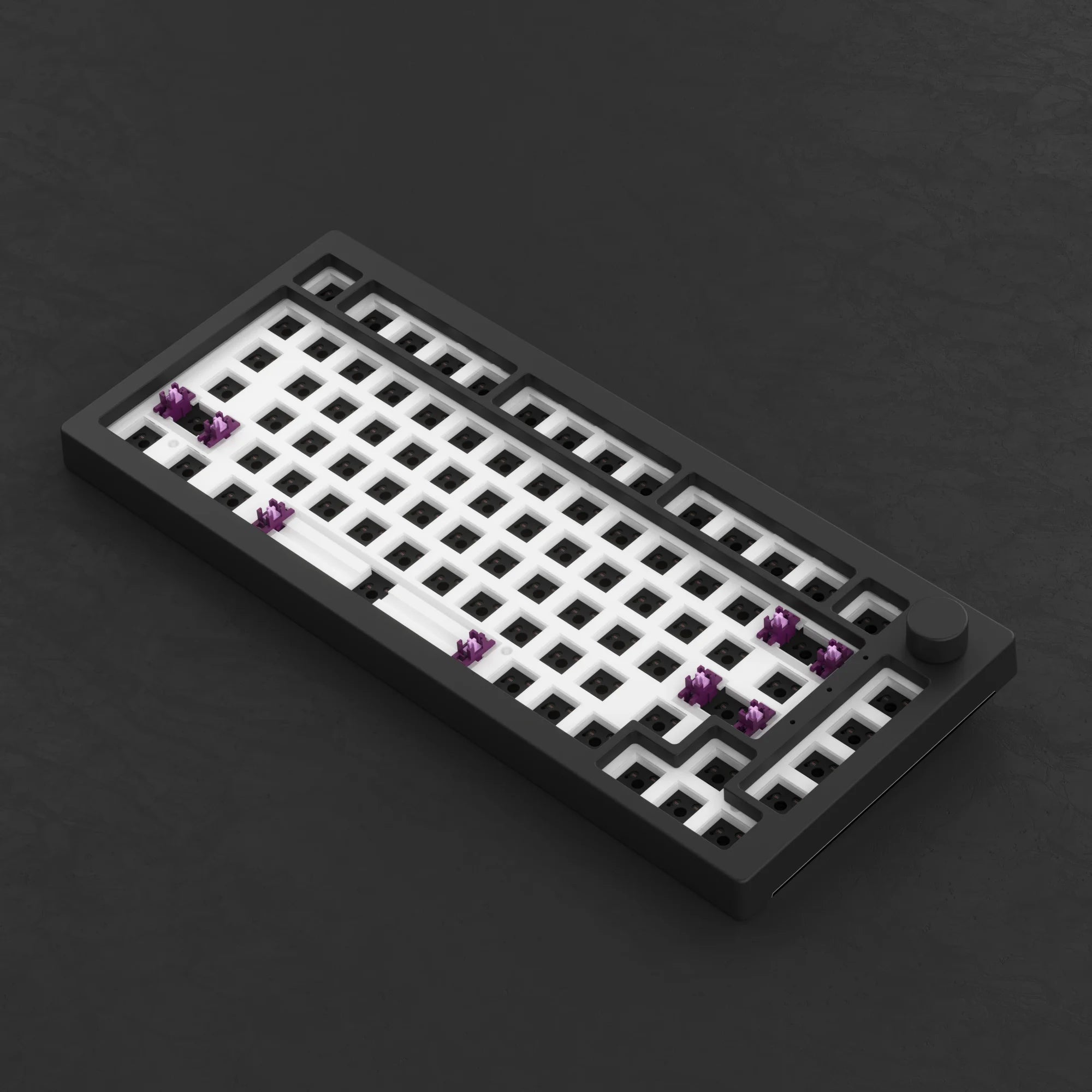 Akko 5.0 Wireless Custom Mechanical Gaming Keyboard Kit with Knob Gasket