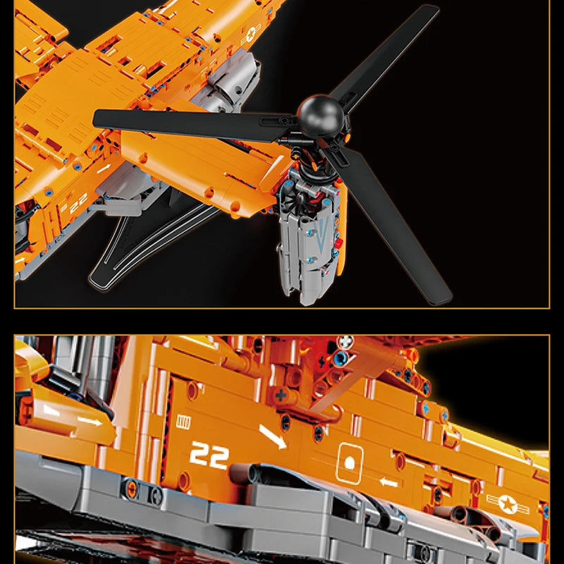 High-tech WW2 Technical Osprey Transport Aircraft Sets - ATSProducts