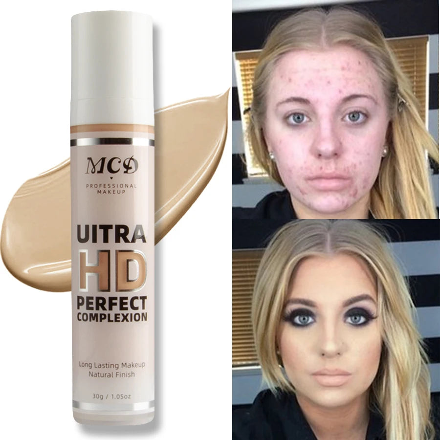 9 Shade Full Coverage Concealer Liquid Foundation - ATSProducts
