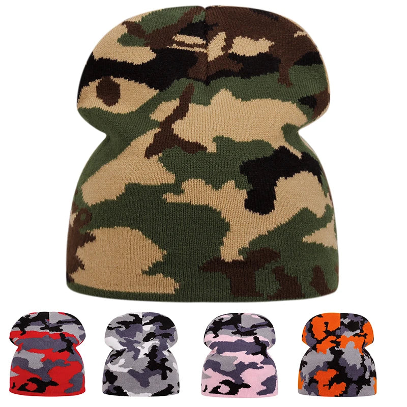 Unisex Simple camouflage knitted hats - ATSProducts
