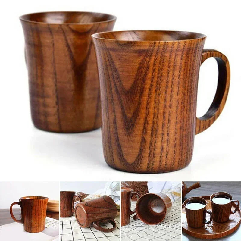 400ML Handmade Wooden Cup - ATSProducts