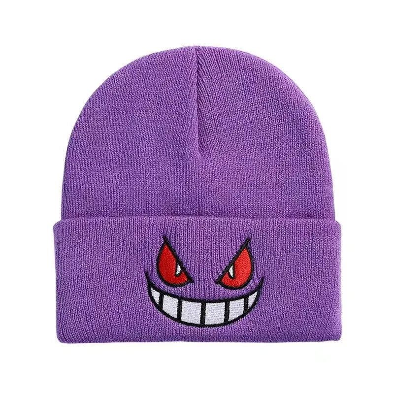 19 Colors Cartoon Evil Eyes Embroidered Beanies - ATSProducts