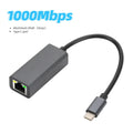2500Mbps USB Ethernet Network Adapter for Macbook Pro Air USB C - ATSProducts