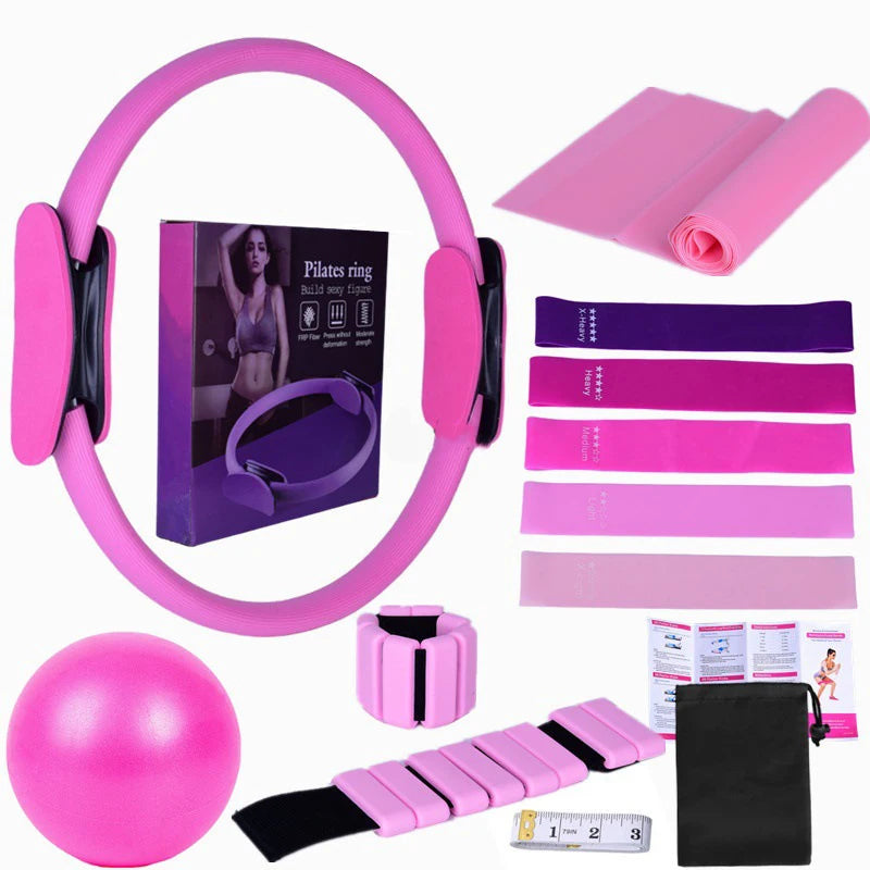 Pilates Ring Set 14 PCS Wrist & Ankle Weight Set - ATSProducts