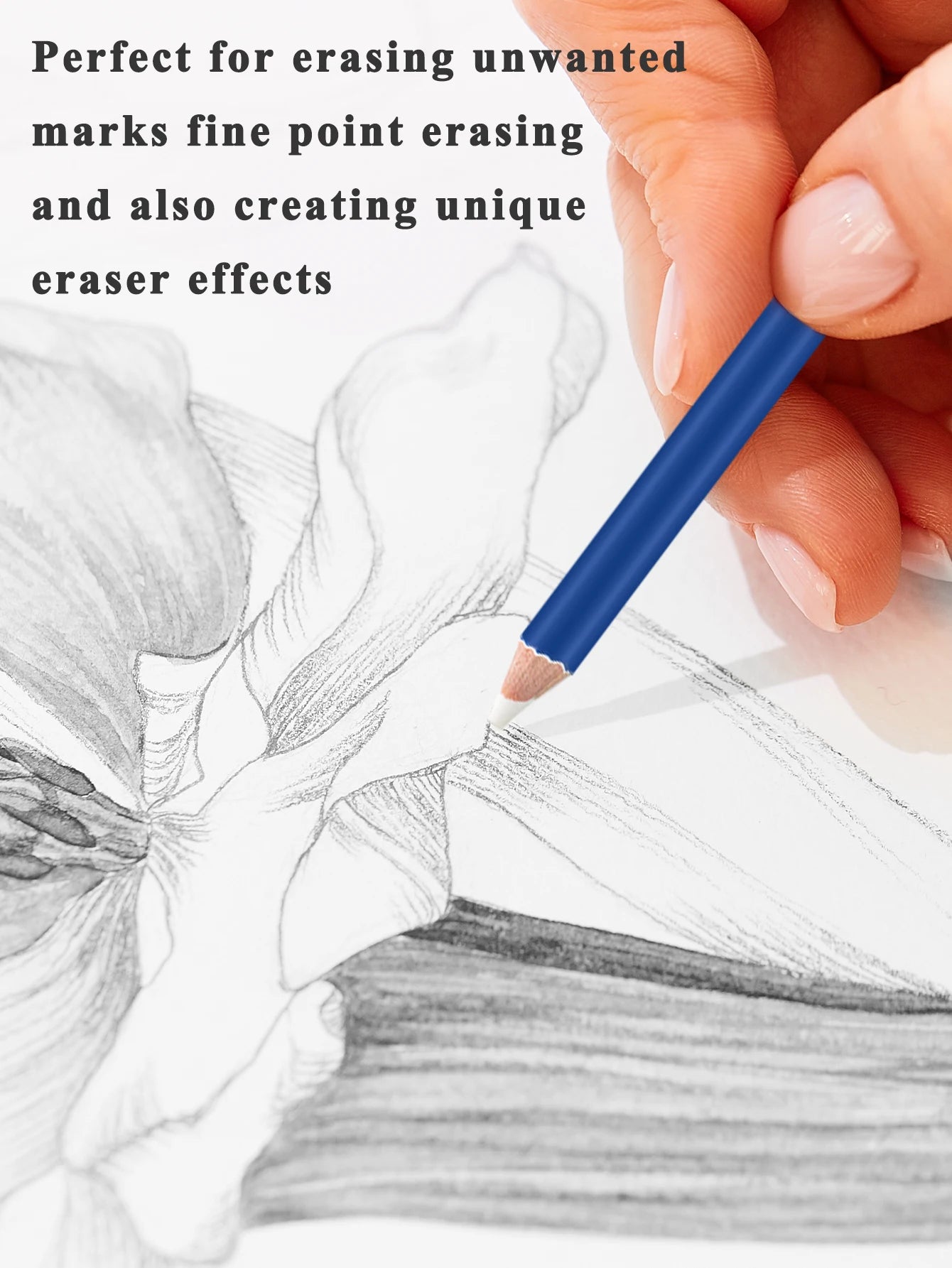 Eraser Pencil Set With Brush and Sharpener - ATSProducts