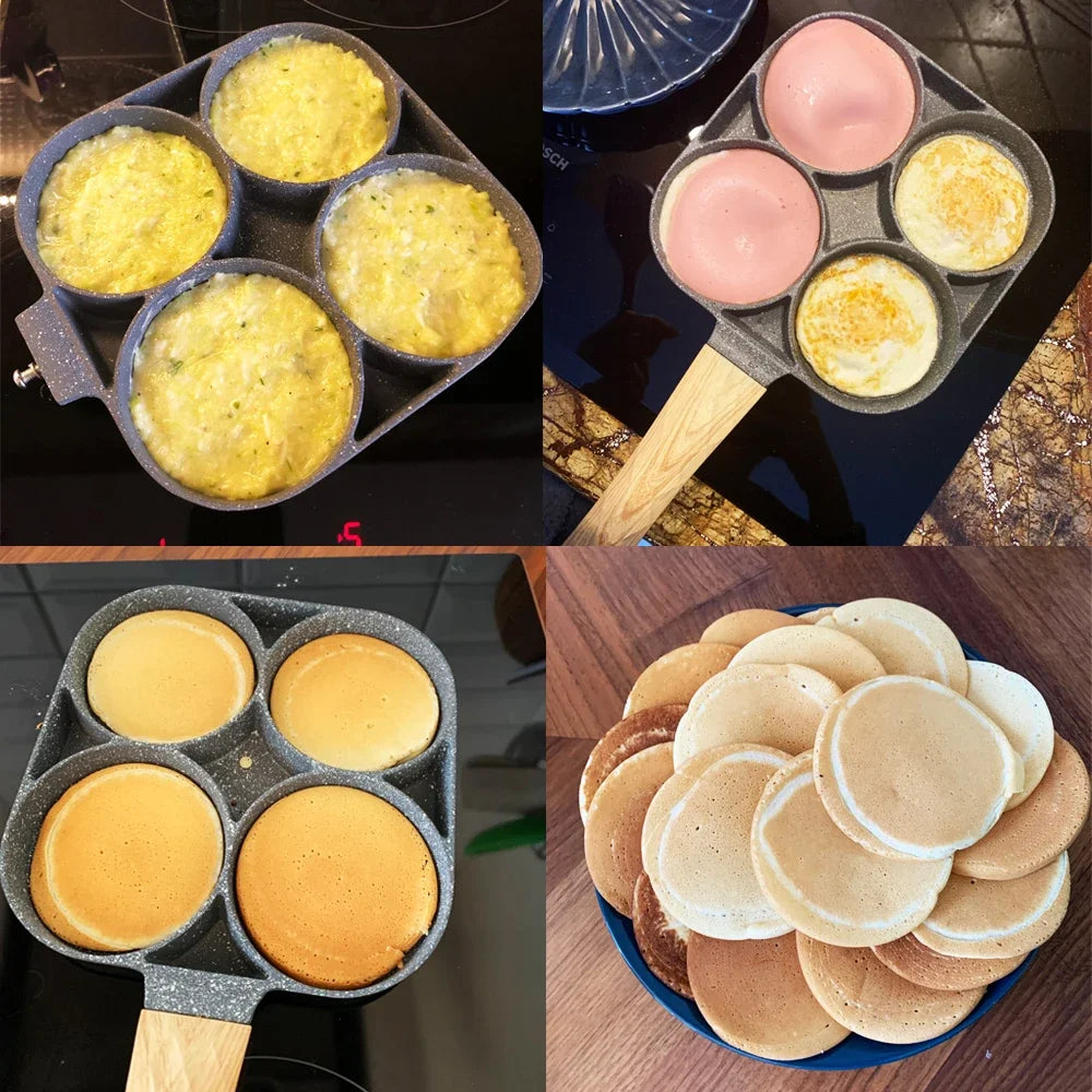 4 Hole Frying Pan Non-stick - ATSProducts