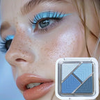 EelHoe Waterproof Blue Smoky Eyeshadow Palette - ATSProducts