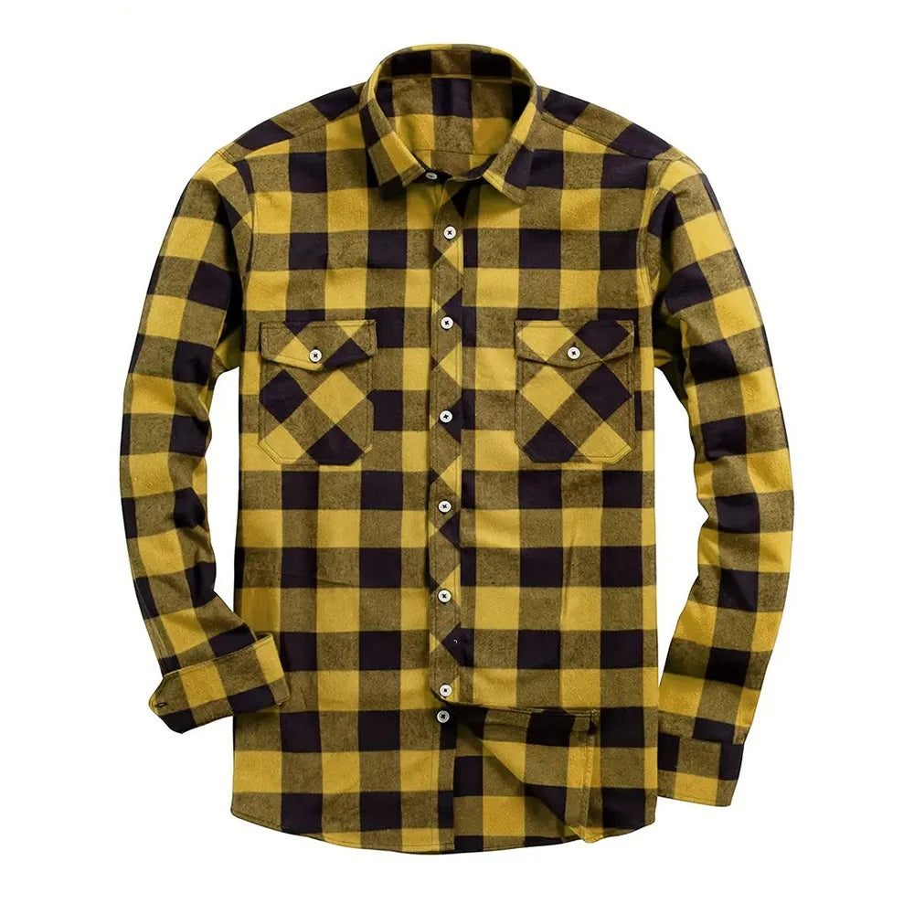 Plaid Flannel Shirt - ATSProducts