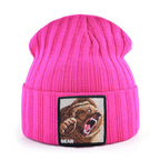K Kissbaobei Embroidered Bear Design Beanies - ATSProducts