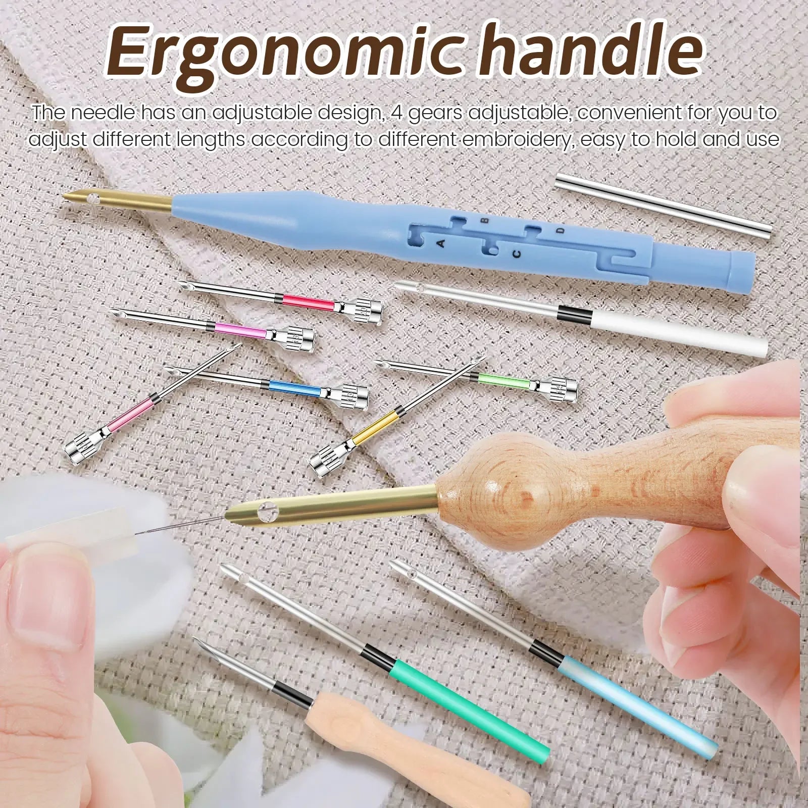 17Pcs Embroidery Punch Kits - ATSProducts
