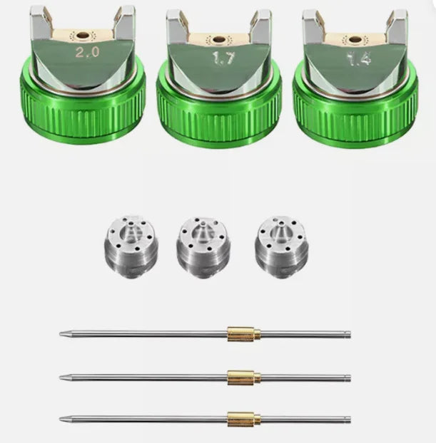 1.4MM~2.0MM Nozzle Auto Paint Air Spray Gun Kit Gravity Feed - ATSProducts