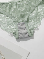2 Pcs Floral Bra & Panties Set - ATSProducts