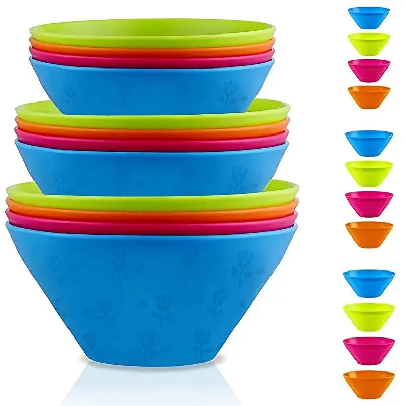 12pcs Plastic Bowl Set - ATSProducts