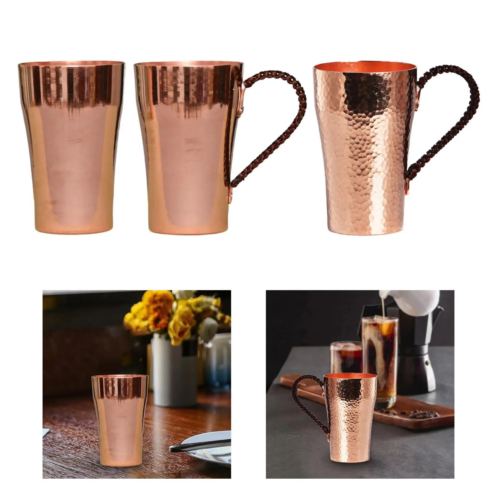 400ml Copper Water Cup Water Mug - ATSProducts