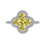 Sterling Silver Women's Diamond Ring - ATSProducts