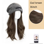 Allaosify Knit Cap Synthetic Curly Wig - ATSProducts