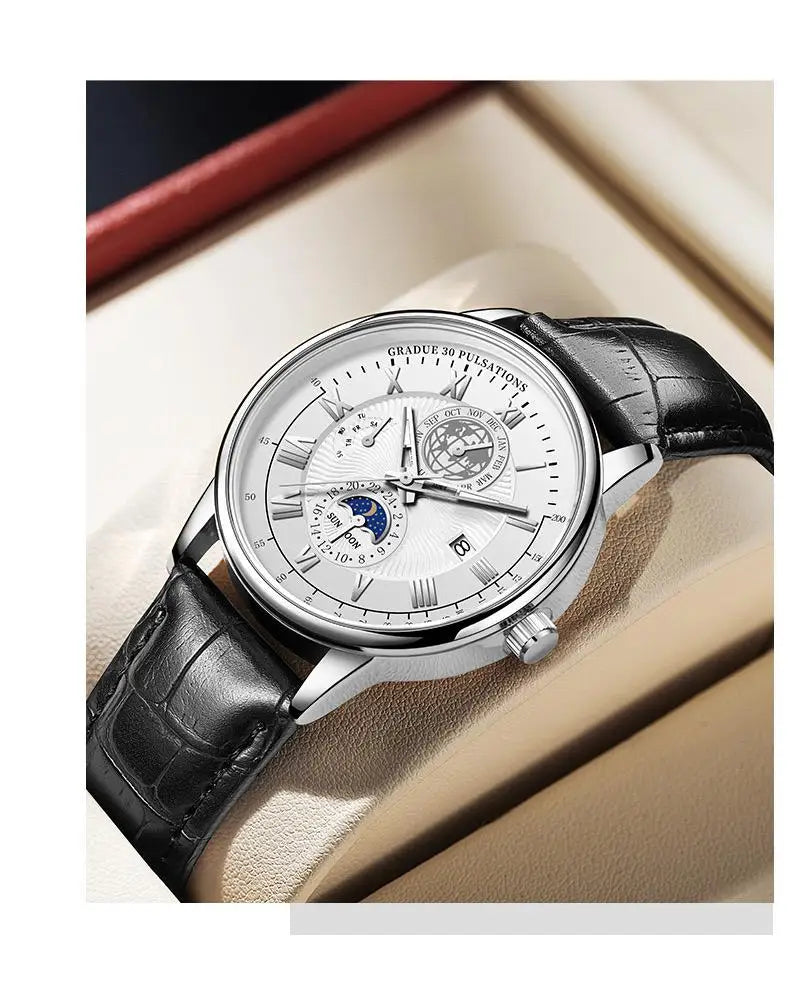 ACHENGY Leather Quartz Watch - ATSProducts