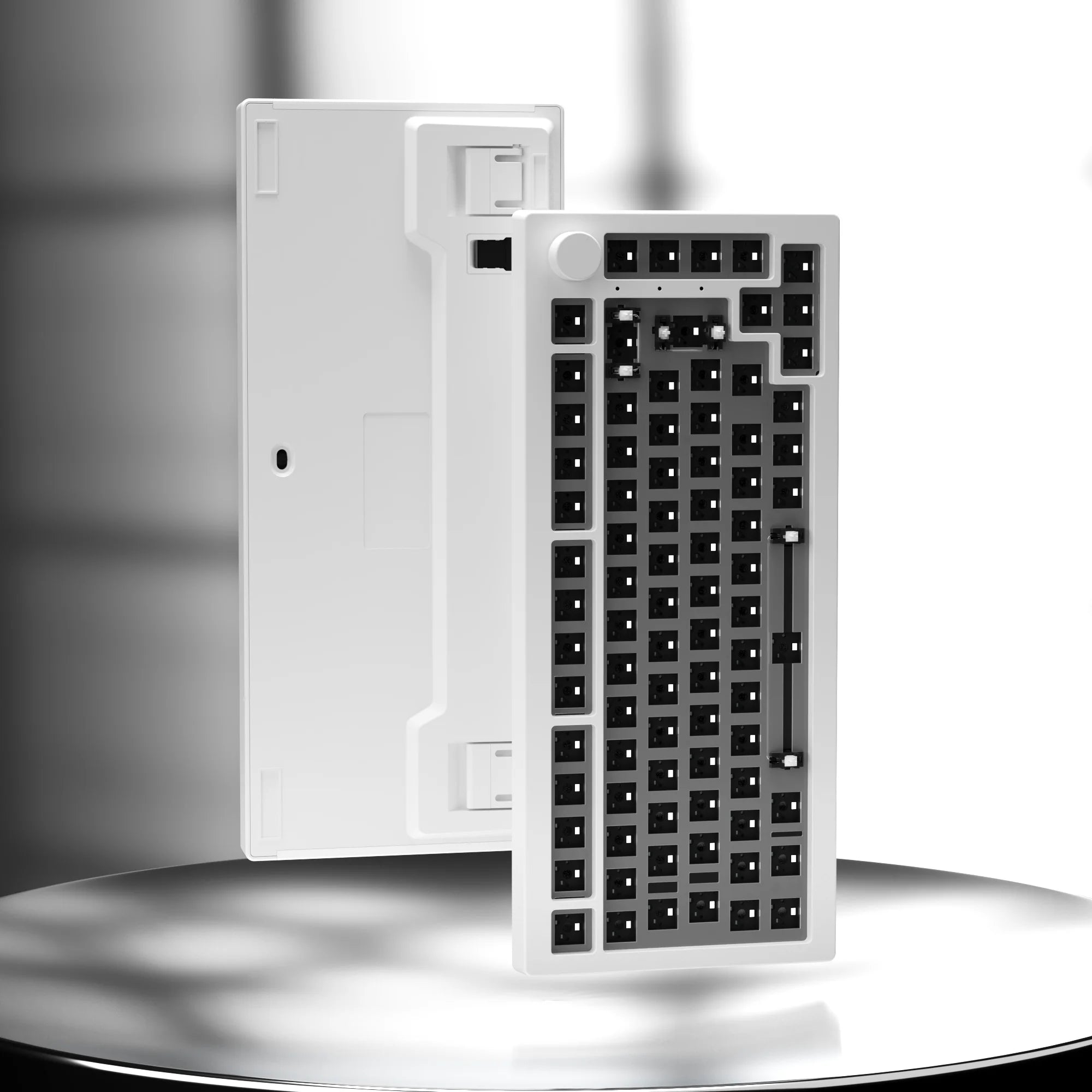 Akko 5.0 Wireless Custom Mechanical Gaming Keyboard Kit with Knob Gasket