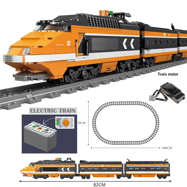 Leduo City Train Power Function High-tech DIY Train Set - ATSProducts