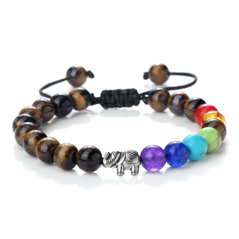 Handmade Natural Stone 7 Chakra Beaded Bracelets - ATSProducts
