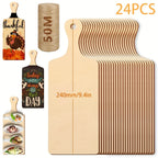 6pc/12pcs/24pcs Mini Wooden Cutting Board - ATSProducts