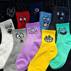 Uiushe Colorful Goofy Face Socks - ATSProducts