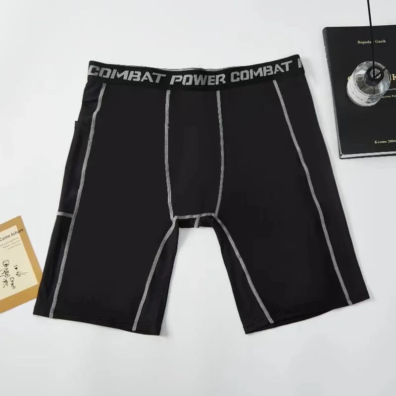 Power Combat High Performance Compression Shorts With Pocket - ATSProducts