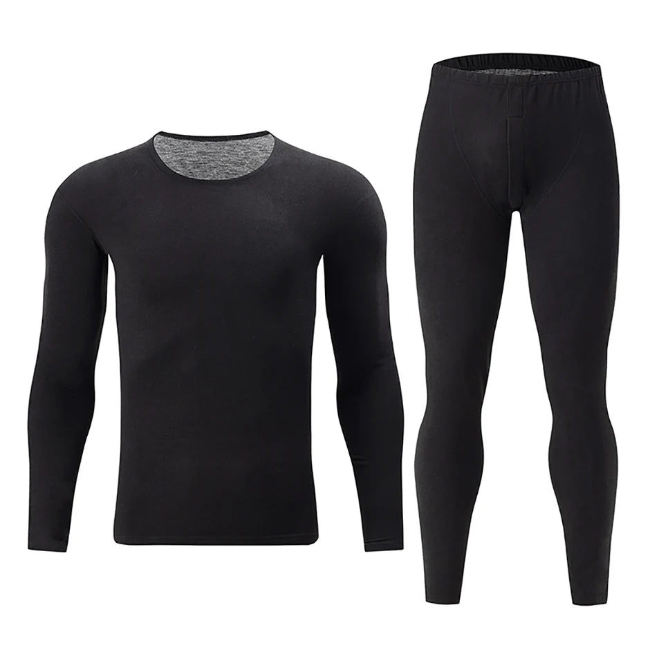 2/4 Pcs Men's Solid Color Thermal Underwear - ATSProducts