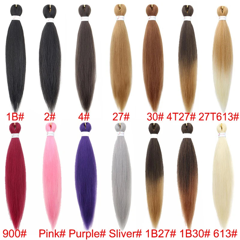 WIGSIN 20Inch Synthetic Pre Stretched Yaki Ez Box Braiding Hair - ATSProducts